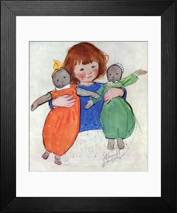 Framed Print : The Twins by Muriel Dawson Framed Print : The Twins by Muriel Dawson