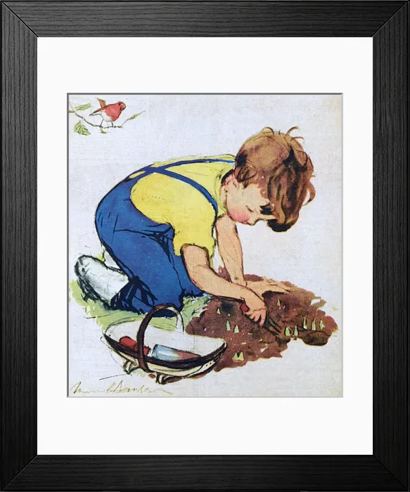 Framed Print : How Does My Garden Grow? by Muriel Dawson Framed Print : How Does My Garden Grow? by Muriel Dawson