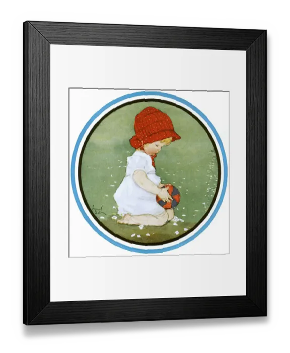 Framed Print : Playtime by Muriel Dawson Framed Print : Playtime by Muriel Dawson