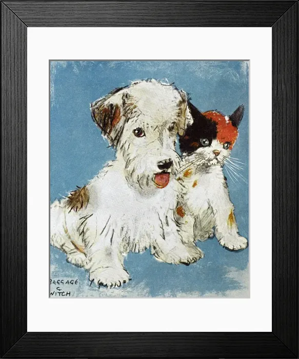Framed Print : Her Gentleman Friend! by Muriel Dawson Framed Print : Her Gentleman Friend! by Muriel Dawson