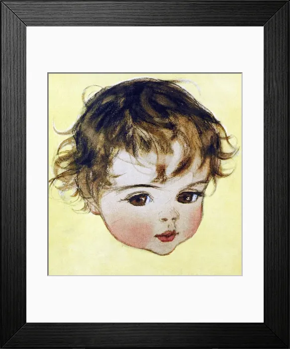 Framed Print : Little Cherub by Muriel Dawson Framed Print : Little Cherub by Muriel Dawson