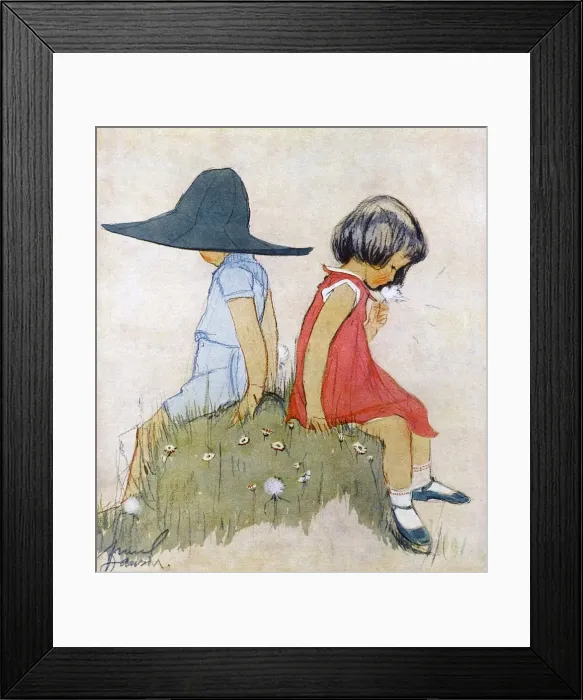 Framed Print : He Loves Me Not by Muriel Dawson Framed Print : He Loves Me Not by Muriel Dawson