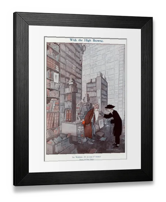 Framed Print : With the high browse 1923 Framed Print : With the high browse 1923