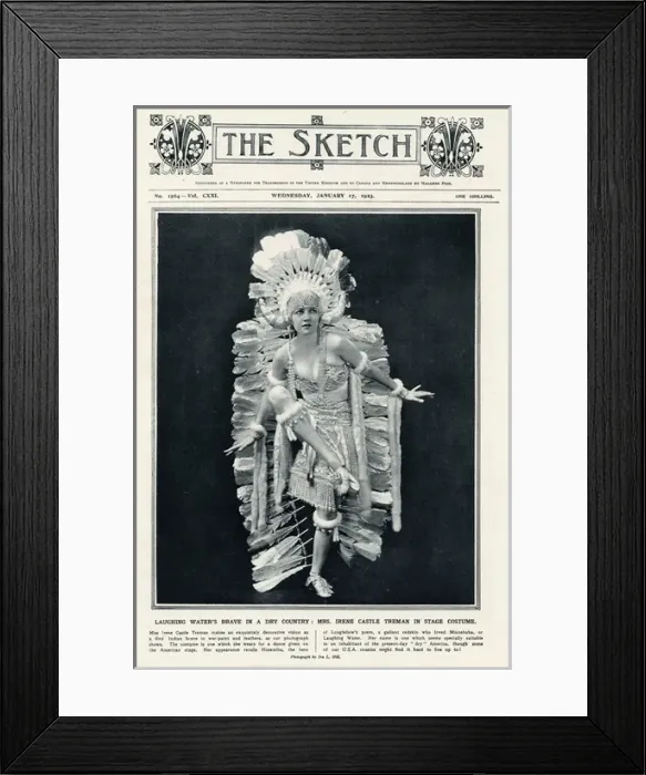 Framed Print : Irene Castle in 1923 Framed Print : Irene Castle in 1923