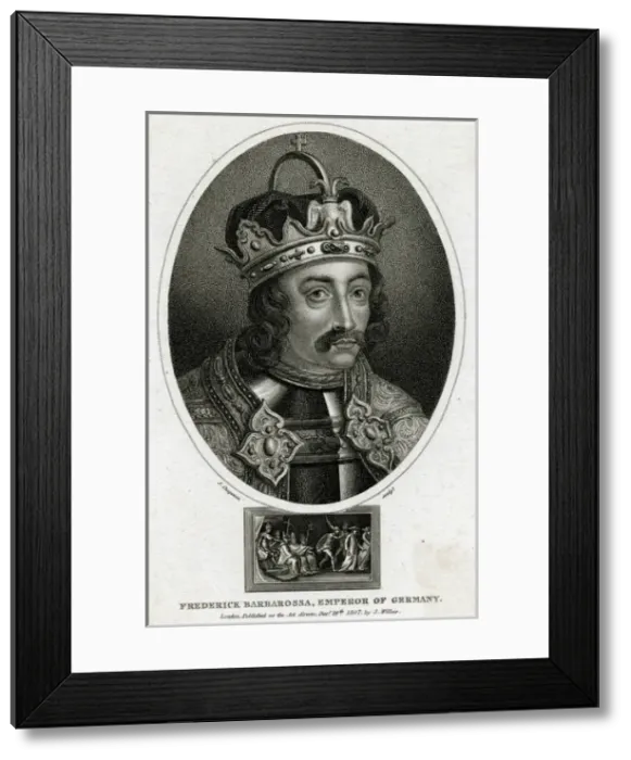 Framed Print : German Emperor Friedrich I Barbarossa Framed Print : German Emperor Friedrich I Barbarossa