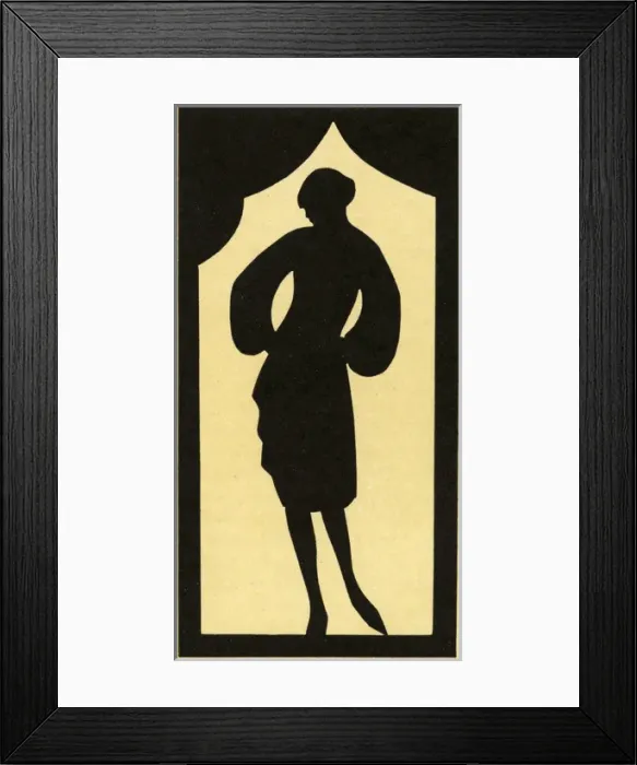 Framed Print : Mannequin in silhouette Framed Print : Mannequin in silhouette