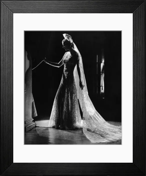 Framed Print : Court Presentation gown by Isobel Framed Print : Court Presentation gown by Isobel