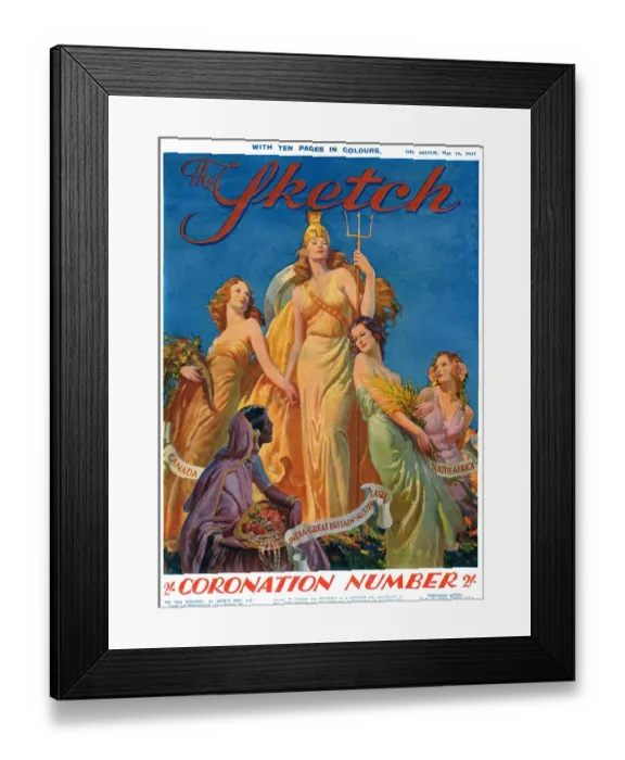 Framed Print : The Sketch Coronation Number, 1937 Framed Print : The Sketch Coronation Number, 1937