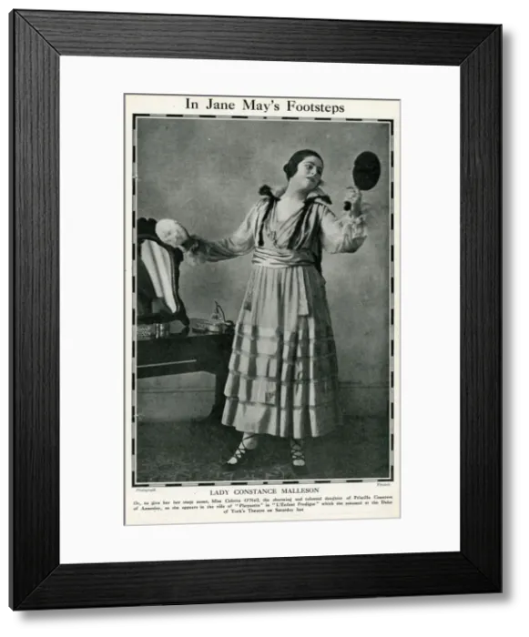 Framed Print : Lady Constance Malleson Framed Print : Lady Constance Malleson