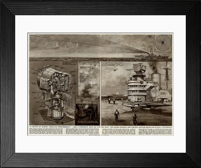 Framed Print : Radar warning and control system by G. H. Davis Framed Print : Radar warning and control system by G. H. Davis