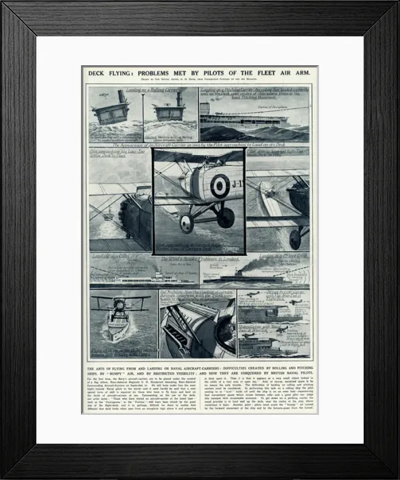 Framed Print : Deck flying by G. H. Davis Framed Print : Deck flying by G. H. Davis