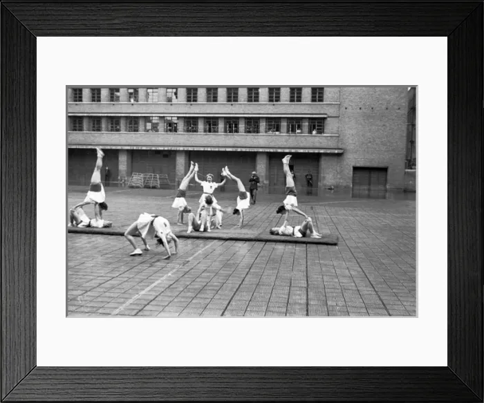 Framed Print : NFS (London Region) fire brigade display at Lambeth, WW2 Framed Print : NFS (London Region) fire brigade display at Lambeth, WW2