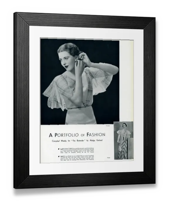 Framed Print : Susan Corbett by Madame Yevonde Framed Print : Susan Corbett by Madame Yevonde