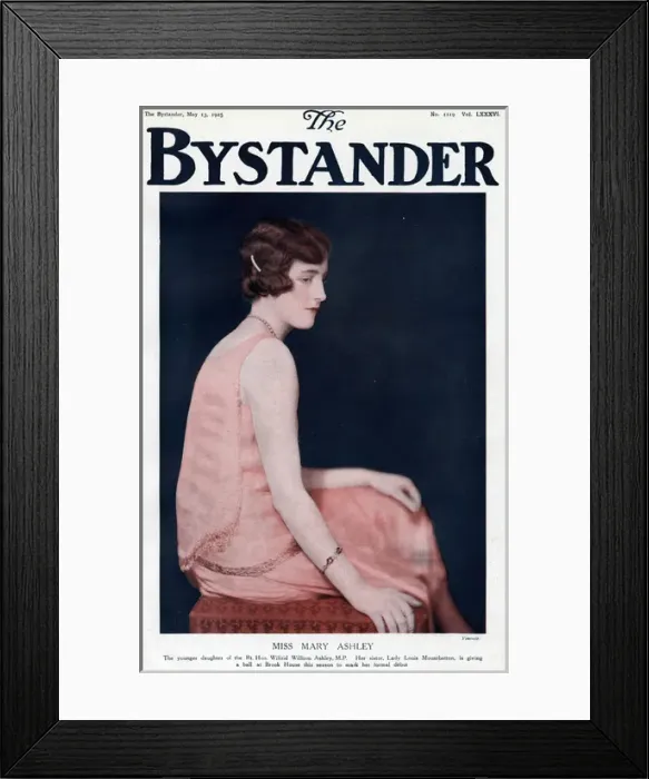 Framed Print : Mary Ashley by Madame Yevonde Framed Print : Mary Ashley by Madame Yevonde