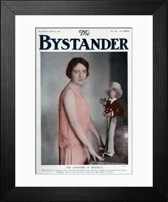 Framed Print : Countess of Seafield by Madame Yevonde Framed Print : Countess of Seafield by Madame Yevonde