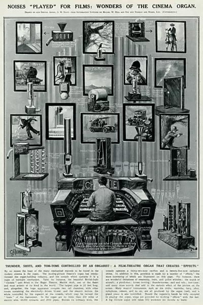 Wonders of the cinema organ by G. H. Davis