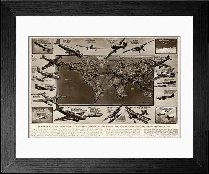 Framed Print : Outstanding flying achievements Framed Print : Outstanding flying achievements