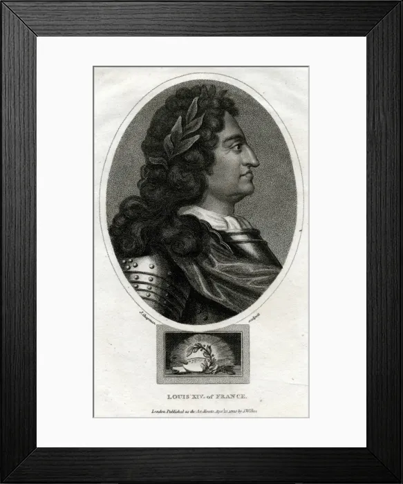 Framed Print : Louis XIV - King of France Framed Print : Louis XIV - King of France