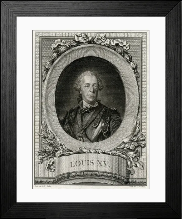 Framed Print : Louis XV - King of France Framed Print : Louis XV - King of France