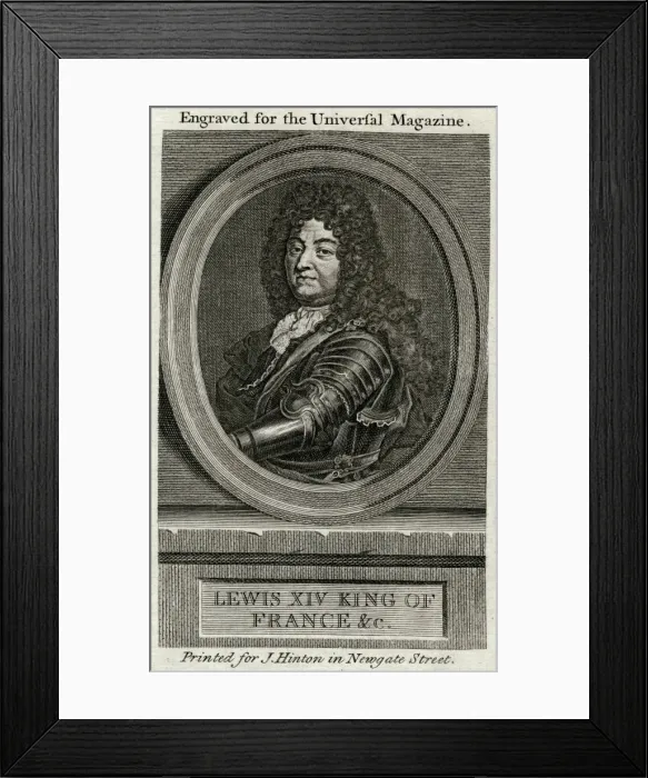 Framed Print : Louis XIV - King of France