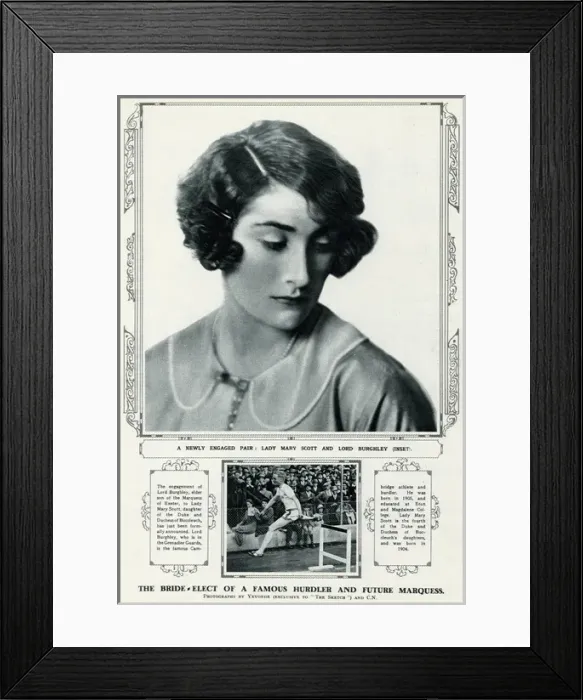 Framed Print : Lady Mary Scott by Madame Yevonde Framed Print : Lady Mary Scott by Madame Yevonde