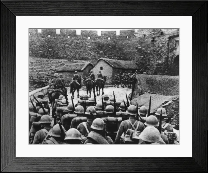 Framed Print : Japanese invade Manchuria Framed Print : Japanese invade Manchuria