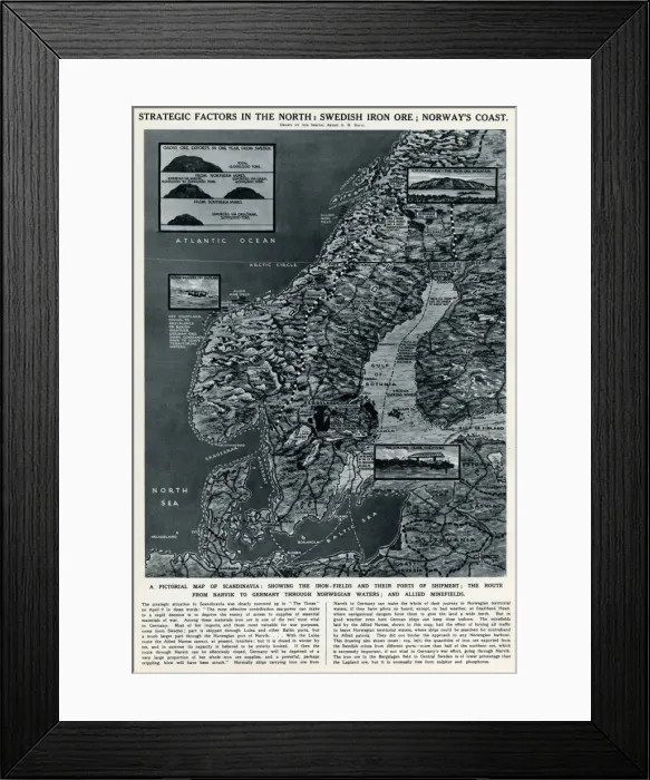 Framed Print : Strategic factors in the north by G. H. Davis Framed Print : Strategic factors in the north by G. H. Davis