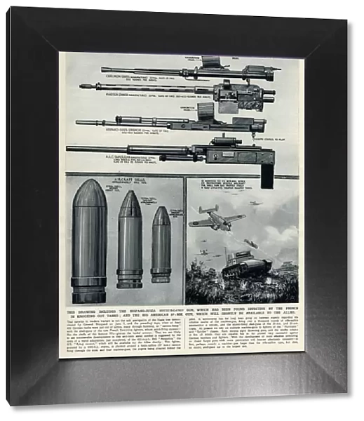 Types of aeroplane shell guns by G. H. Davis