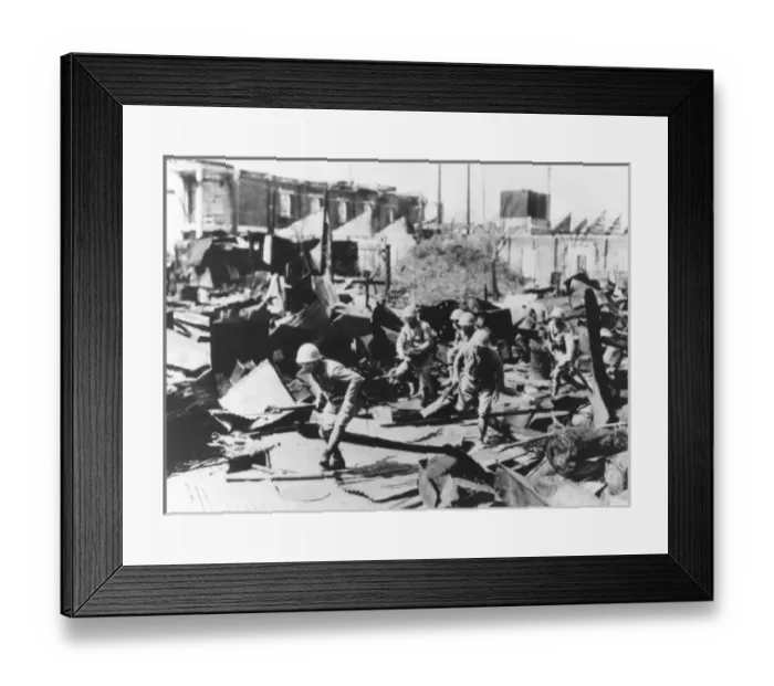 Framed Print : Japanese occupy Shanghai Framed Print : Japanese occupy Shanghai