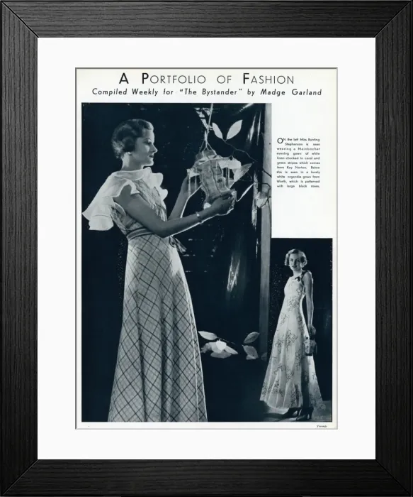 Framed Print : Miss Bunting Stephenson by Madame Yevonde Framed Print : Miss Bunting Stephenson by Madame Yevonde