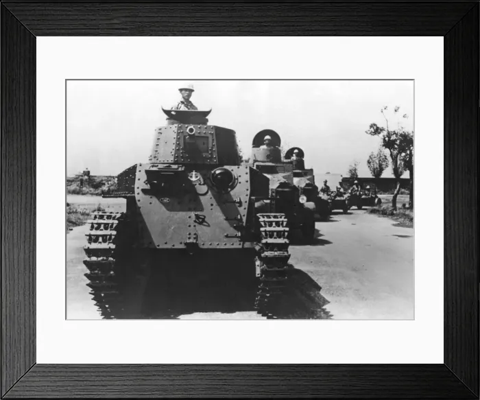 Framed Print : Japanese armoured vehicles Framed Print : Japanese armoured vehicles