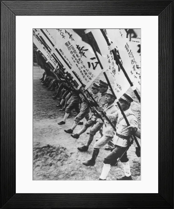 Framed Print : Young Japanese officers Framed Print : Young Japanese officers