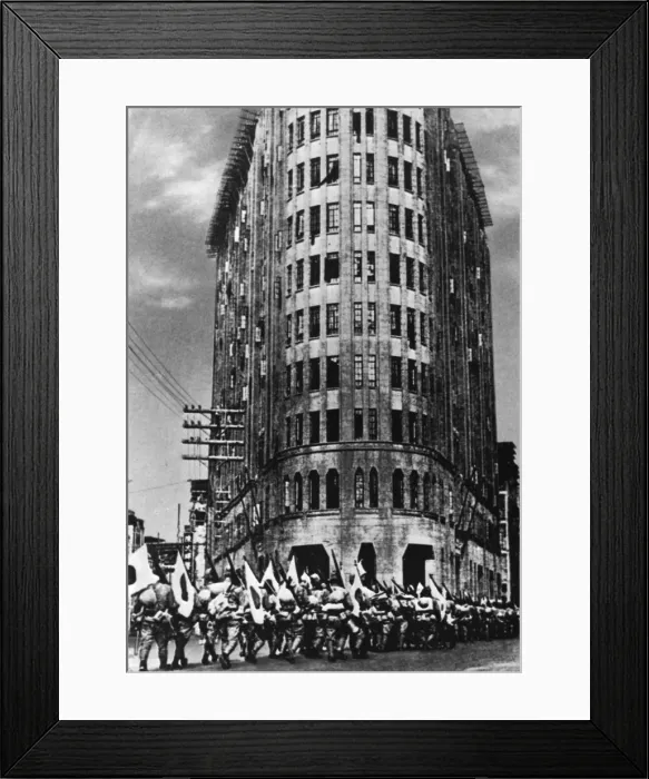 Framed Print : Japanese troops in Canton Framed Print : Japanese troops in Canton