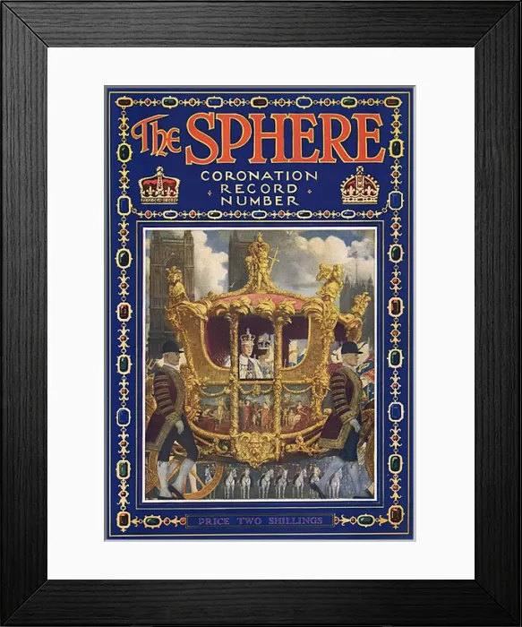 Framed Print : The Sphere Coronation Record Number Framed Print : The Sphere Coronation Record Number