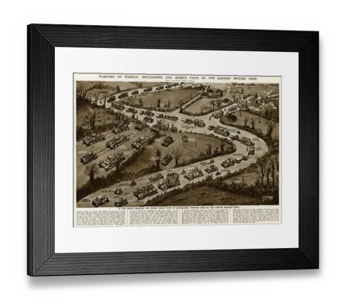Framed Print : Warfare on wheels by G. H. Davis Framed Print : Warfare on wheels by G. H. Davis
