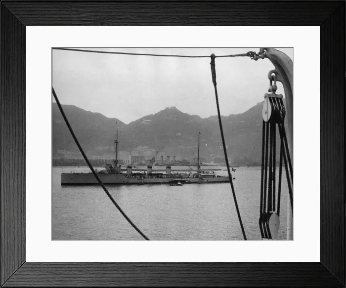 Framed Print : Warships in Hong Kong Harbour Framed Print : Warships in Hong Kong Harbour