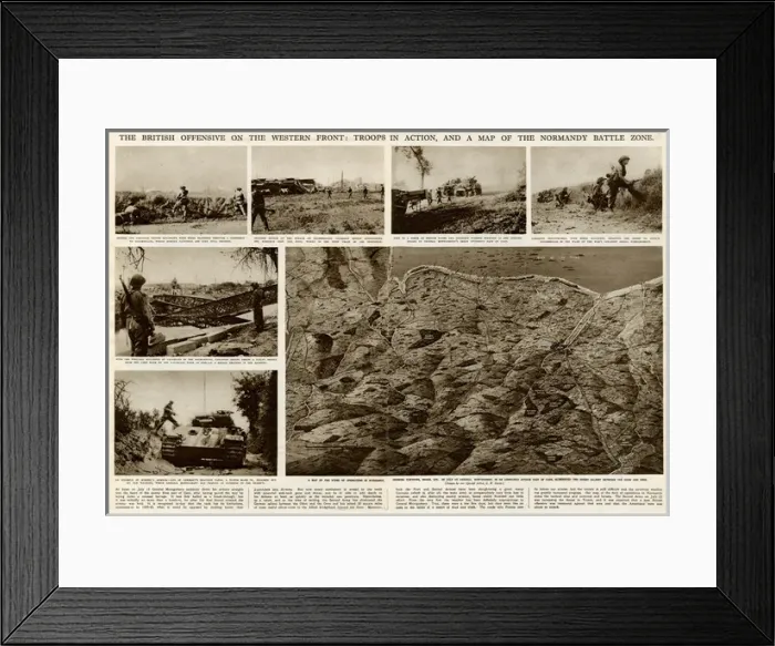 Framed Print : British offensive on Western Front by G. H. Davis Framed Print : British offensive on Western Front by G. H. Davis