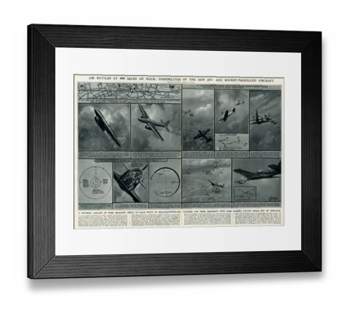 Framed Print : Air battles at 500 mph by G. H. Davis Framed Print : Air battles at 500 mph by G. H. Davis