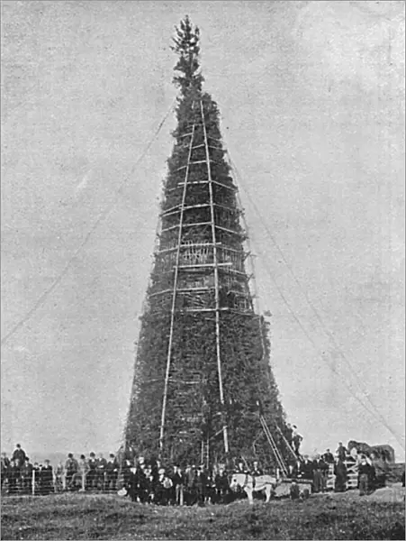 Coronation bonfire at Whitehaven, 1902
