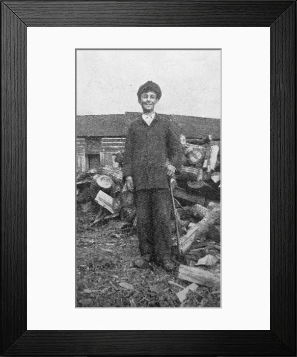 Framed Print : Former Kitchener Home Boy in Canada Framed Print : Former Kitchener Home Boy in Canada