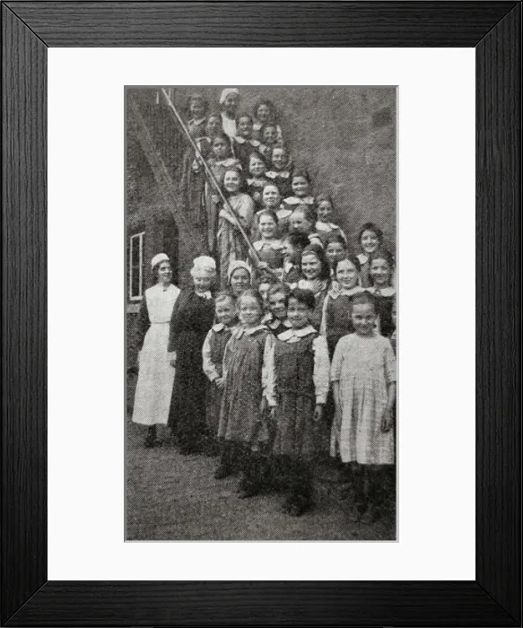 Framed Print : St Lawrences Home For Girls, Worcester Framed Print : St Lawrences Home For Girls, Worcester