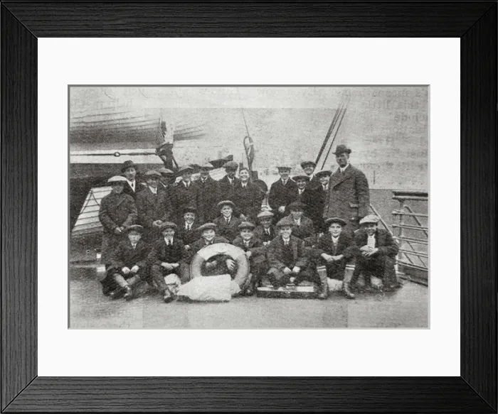 Framed Print : Waifs and Strays Society, First Emigration Party Framed Print : Waifs and Strays Society, First Emigration Party