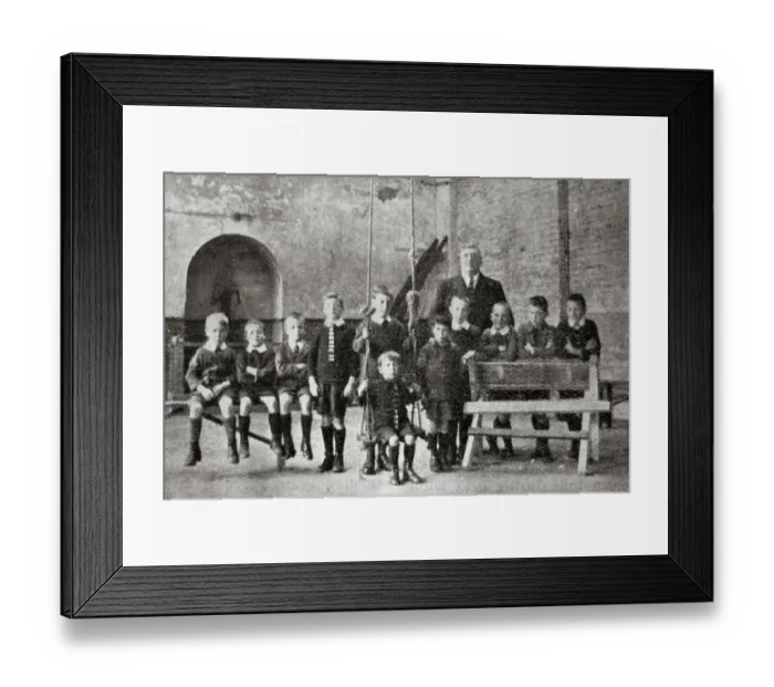 Framed Print : Boys Receiving Home, Stockwell Framed Print : Boys Receiving Home, Stockwell