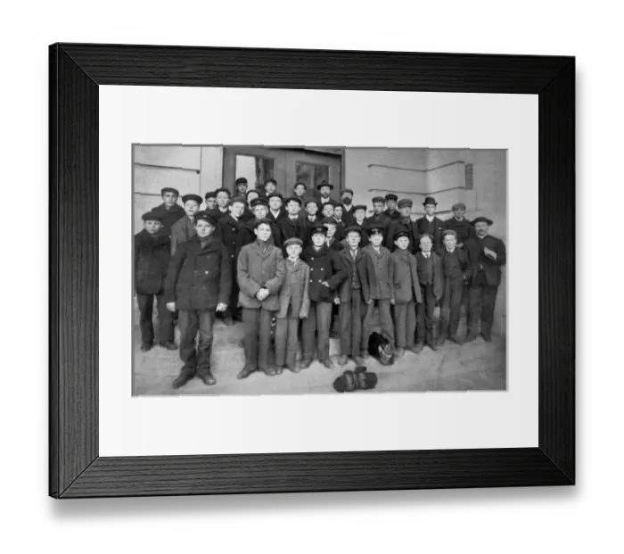 Framed Print : Childrens Aid Society Emigration Party, Canada Framed Print : Childrens Aid Society Emigration Party, Canada