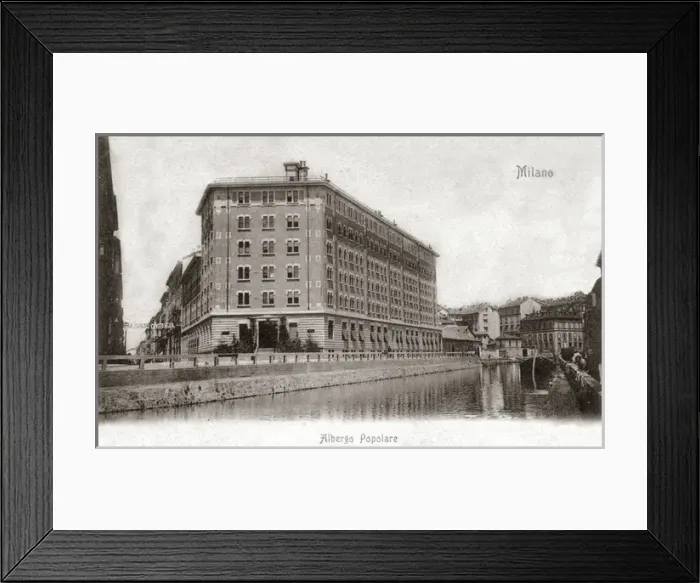 Framed Print : The Albergo Popolare in Milan Framed Print : The Albergo Popolare in Milan