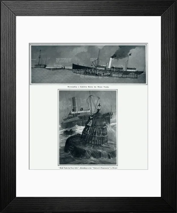 Framed Print : Ships during winter months by G. H. Davis Framed Print : Ships during winter months by G. H. Davis