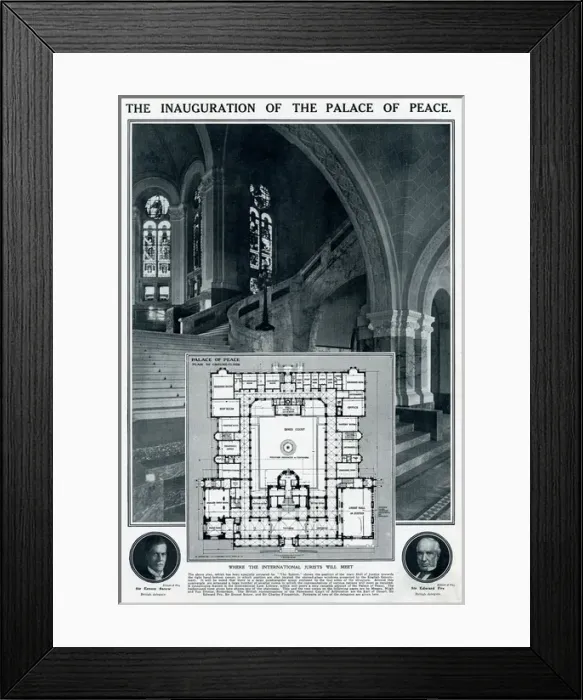 Framed Print : Inauguration of the Palace of Peace, The Hague Framed Print : Inauguration of the Palace of Peace, The Hague