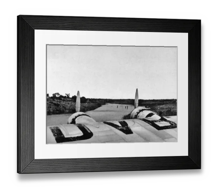 Framed Print : Flying Boat in River Dangu Framed Print : Flying Boat in River Dangu