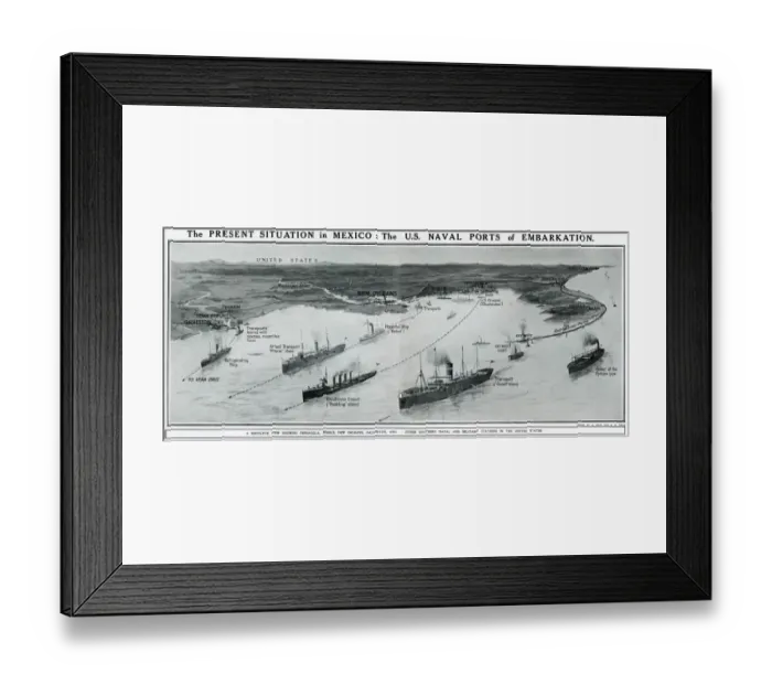 Framed Print : Present situation in Mexico Framed Print : Present situation in Mexico