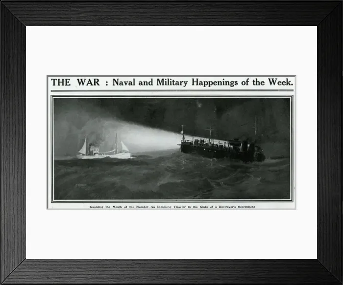 Framed Print : Guarding the mouth of the Humber by G. H. Davis Framed Print : Guarding the mouth of the Humber by G. H. Davis